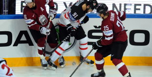 Foto: Latvijas hokeja valstsvienība "Prāga 2015"