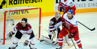 Foto: Latvijas hokeja valstsvienība "Prāga 2015"