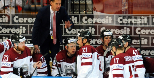 Foto: Latvijas hokeja valstsvienība "Prāga 2015"