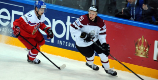 Foto: Latvijas hokeja valstsvienība "Prāga 2015"