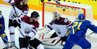 Foto: Latvijas hokeja valstsvienība "Prāga 2015"