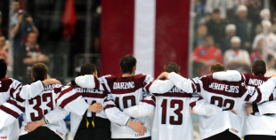 Foto: Latvijas hokeja valstsvienība "Prāga 2015"