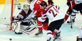 Foto: Latvijas hokeja valstsvienība "Prāga 2015"