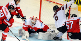 Foto: Latvijas hokeja valstsvienība "Prāga 2015"