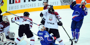 Foto: Latvijas hokeja valstsvienība "Prāga 2015"