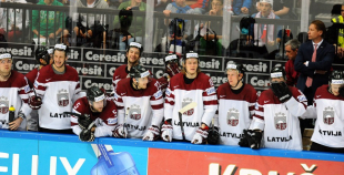 Foto: Latvijas hokeja valstsvienība "Prāga 2015"