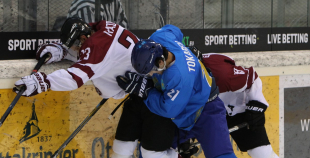 IIHF U20 PČ: Latvija - Kazahstāna 5:3