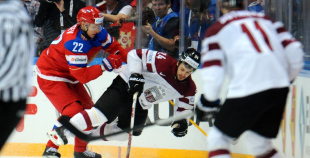 Latvijas hokeja valstsvienība "Maskava 2016"