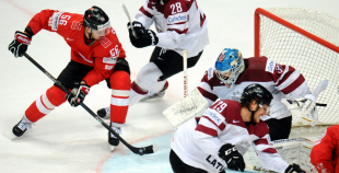 Latvijas hokeja valstsvienība "Maskava 2016"