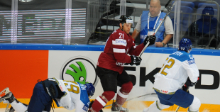 PČ: Latvija - Kazahstāna 2:1
