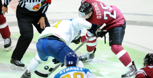 Latvijas hokeja valstsvienība "Maskava 2016"