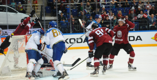 Latvijas hokeja valstsvienība "Maskava 2016"