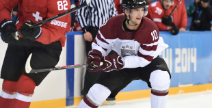 Latvijas hokeja valstsvienība "Soči2014"