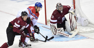 Latvijas hokeja valstsvienība "Soči2014"