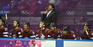 Latvijas hokeja valstsvienība "Soči2014"