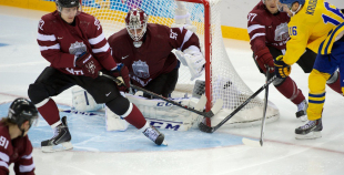 Latvijas hokeja valstsvienība "Soči2014"