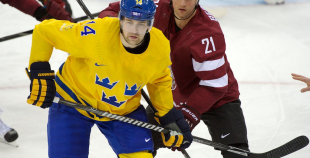 Latvijas hokeja valstsvienība "Soči2014"