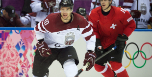 Latvijas hokeja valstsvienība "Soči2014"