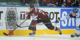 Latvijas hokeja valstsvienība "Minska2014"