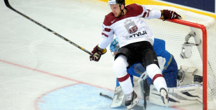 Latvijas hokeja valstsvienība "Minska2014"