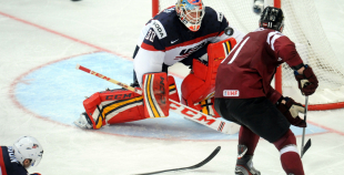 Latvijas hokeja valstsvienība "Minska2014"