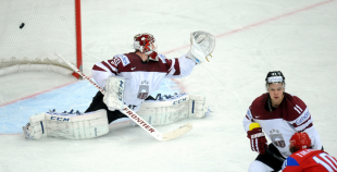 Latvijas hokeja valstsvienība "Minska2014"