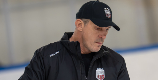 Latvijas izlases pirmais treniņš pirms "Deutschland Cup"