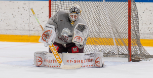 Latvijas izlases pirmais treniņš pirms "Deutschland Cup"