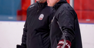 Latvijas U18 izlases treniņš pirms turnīra Slovākijā