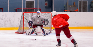 Latvijas U18 izlases treniņš pirms turnīra Slovākijā