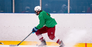 Latvijas U18 izlases treniņš pirms turnīra Slovākijā