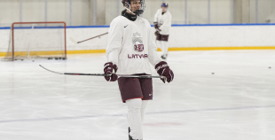 LAT U20 hokeja izlases treniņš, 10.12.2025.