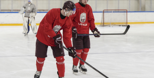 LAT U20 hokeja izlases treniņš, 10.12.2025.