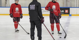 LAT U20 hokeja izlases treniņš, 10.12.2025.