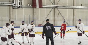 LAT U20 hokeja izlases treniņš, 10.12.2025.
