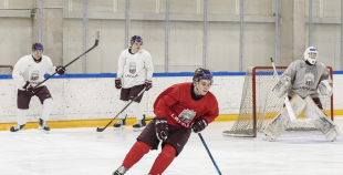 LAT U20 hokeja izlases treniņš, 10.12.2025.