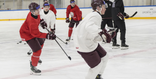 LAT U20 hokeja izlases treniņš, 10.12.2025.