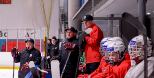 Latvijas U18 izlases treniņš pirms turnīra Slovākijā
