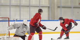 LAT U20 hokeja izlases treniņš, 10.12.2025.