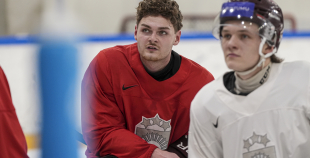 LAT U20 hokeja izlases treniņš, 10.12.2025.