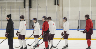 LAT U20 hokeja izlases treniņš, 10.12.2025.