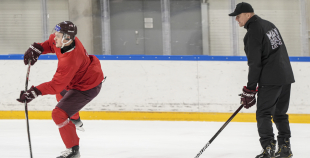 LAT U20 hokeja izlases treniņš, 10.12.2025.