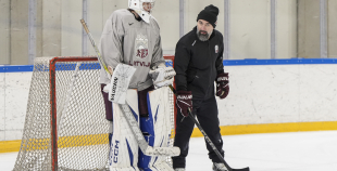 LAT U20 hokeja izlases treniņš, 10.12.2025.
