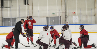 LAT U20 hokeja izlases treniņš, 10.12.2025.