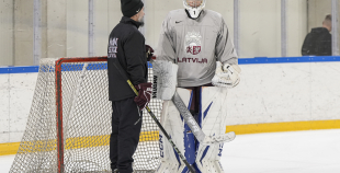 LAT U20 hokeja izlases treniņš, 10.12.2025.