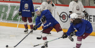 LAT sieviešu hokeja izlases treniņš, 10.12.2025.