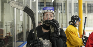 Latvijas U18 meiteņu hokeja izlases treniņš