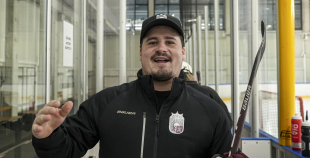 Latvijas U18 meiteņu hokeja izlases treniņš