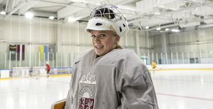 Latvijas U18 meiteņu hokeja izlases treniņš