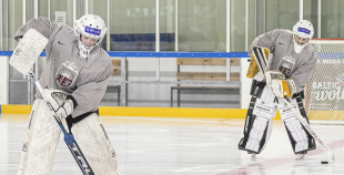 Latvijas U18 meiteņu hokeja izlases treniņš